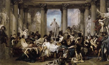 デカダンスのローマ人図画家トーマス・クチュール Oil Paintings